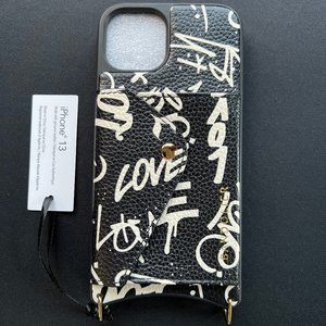 Bandolier iPhone 13 Love Print Case and Strap